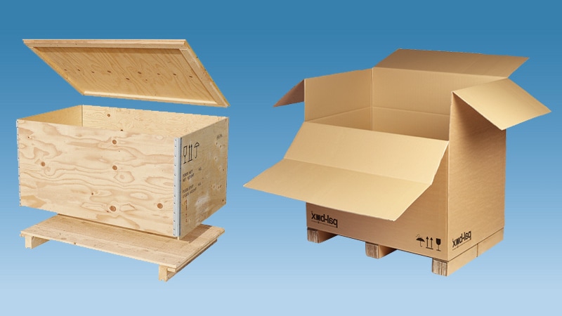 Pallets and export boxes – Topa